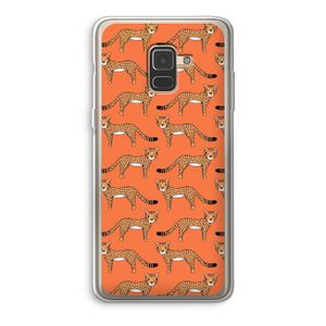 Cheetah: Samsung Galaxy A8 (2018) Transparant Hoesje