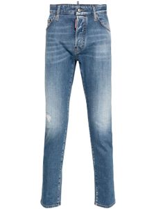 DSQUARED2 jean slim à taille mi-haute - Bleu