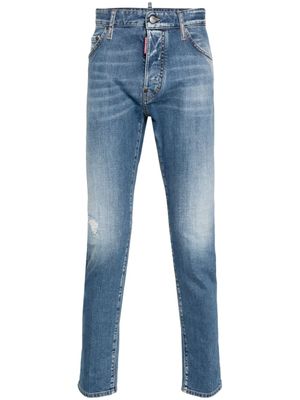 DSQUARED2 jean slim à taille mi-haute - Bleu