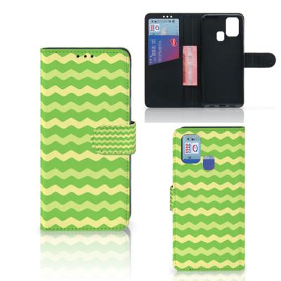 Samsung Galaxy M31 | Telefoon Hoesje | Waves Green