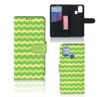 Samsung Galaxy M31 | Telefoon Hoesje | Waves Green