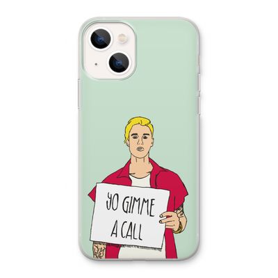 Gimme a call: iPhone 13 Transparant Hoesje