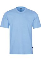 TRIGEMA Comfort Fit T-Shirt ronde hals lichtblauw, Melange