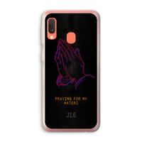 Praying For My Haters: Samsung Galaxy A20e Transparant Hoesje