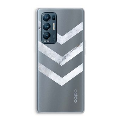 Marmeren pijlen: Oppo Find X3 Neo Transparant Hoesje