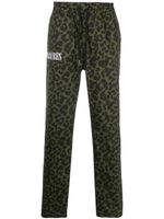 Pleasures pantalon ample à imprimé léopard - Vert