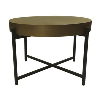 Salontafel - ø70x50- Goud/zwart - Metaal