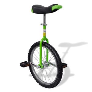 VidaXL Eenwieler verstelbaar 20 inch groen