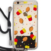 Chicken 'n Fries: iPhone 6 PLUS / 6S PLUS Transparant Hoesje met koord