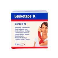 Leukotape K elastische tape 5m x 5cm rood