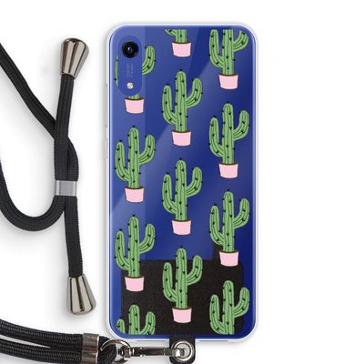 Cactus Lover: Honor Play 8A Transparant Hoesje met koord