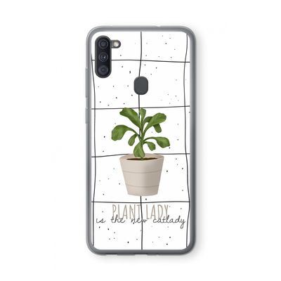 Kamerplant op vensterruit: Samsung Galaxy A11 Transparant Hoesje