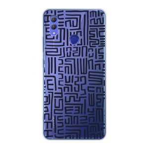 Moroccan Print: Honor Note 10 Transparant Hoesje