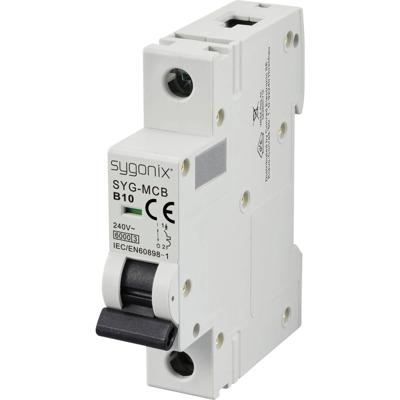 Sygonix SY-6440876 SYG-MCB 1P/B10/6KA Zekeringautomaat 1-polig 10 A 240 V/AC