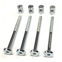 Verbind.bout moer 6x80mm vz 4 sets - Deltafix