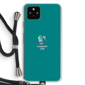 Win98: Pixel 5a 5G Transparant Hoesje met koord