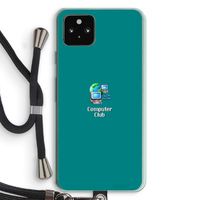 Win98: Pixel 5a 5G Transparant Hoesje met koord