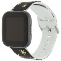 Fitbit Versa Print Sport Band - Kerst Zwart
