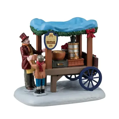 Lemax coffee wassail kerstdorp tafereel Caddington Village 2024