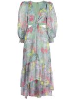 alice + olivia X Lola robe longue Schnable Katia - Vert