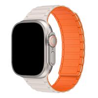 Apple Watch Bandje Zyro - Siliconen - Sterrenlicht Oranje - 38, 40, 41 & 42mm Apple Watch Bandje Zyro - Siliconen - Sterrenlicht Oranje - 38, 40, 41 & 42mm