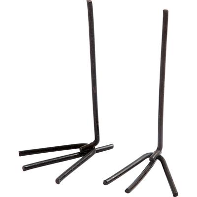 Creativ Company Kippenvoeten, h: 5 cm, b: 2 cm, zwart, 10 paar/ 1 doos