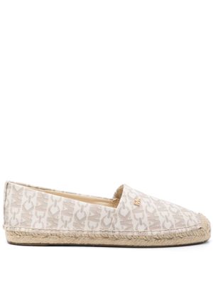 Michael Michael Kors espadrilles Kendrick à motif monogrammé - Blanc