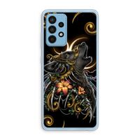Huilende Wolf: Samsung Galaxy A52 Transparant Hoesje Huilende Wolf: Samsung Galaxy A52 Transparant Hoesje