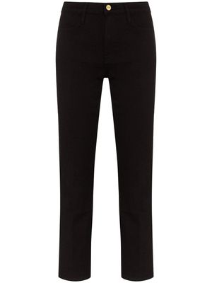 FRAME jean droit Denim Le High - Noir