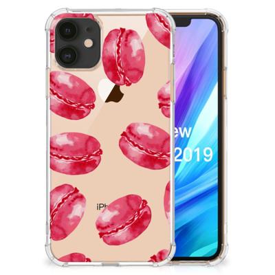 Apple iPhone 11 Beschermhoes Pink Macarons Apple iPhone 11 Beschermhoes Pink Macarons