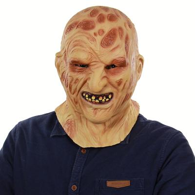 Halloween Festival partij Latex Burn gezicht masker skelet bang masker hoofddeksels