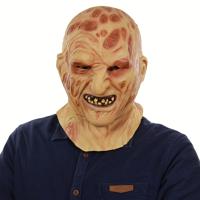 Halloween Festival partij Latex Burn gezicht masker skelet bang masker hoofddeksels