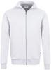 Hakro 606 Sweat jacket College - White - 3XL