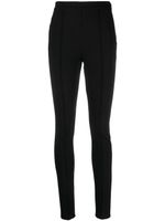 Max Mara pantalon slim à taille haute - Noir