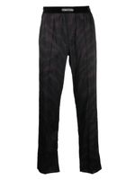 TOM FORD pantalon de pyjama à bande logo - Noir