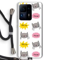 Meow: Xiaomi Mi Mix 4 Transparant Hoesje met koord