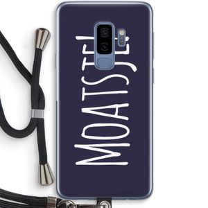 Moatsje!: Samsung Galaxy S9 Plus Transparant Hoesje met koord