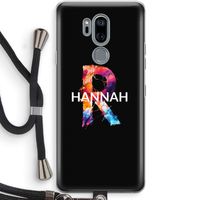 Abstract Spectrum: LG G7 Thinq Transparant Hoesje met koord