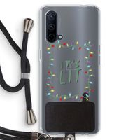 It's Lit: OnePlus Nord CE 5G Transparant Hoesje met koord