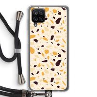 Terrazzo N°13: Samsung Galaxy A12 Transparant Hoesje met koord