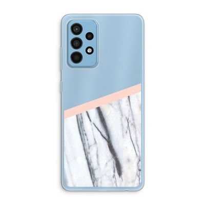 A touch of peach: Samsung Galaxy A52 Transparant Hoesje