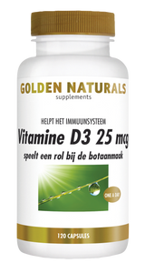 Golden Naturals Vitamine D3 25 mcg