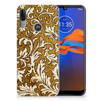 Siliconen Hoesje Motorola Moto E6 Plus Barok Goud