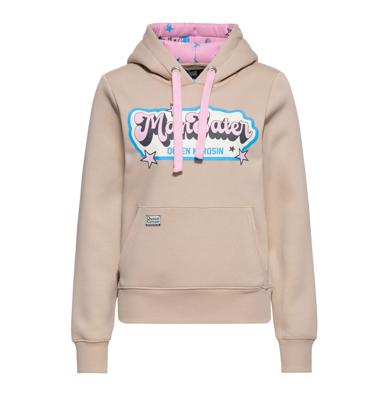 Queen Kerosin Man Eater Hoodie Beige-2XL