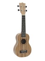 DIMAVERY UK-400 Ukulele soprano "Zebrawood" - thumbnail