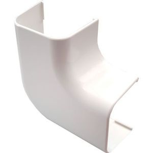 Canalit plattebocht 90X65mm wit voor airco leidingkanaal 90x65mm 65 PB 941765