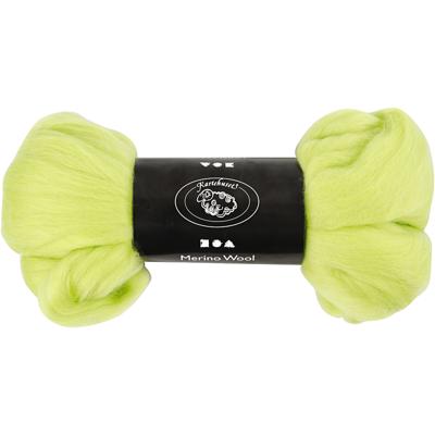 Creativ Company Merino wol, dikte 21 my, lime groen, 100 gr/ 1 doos