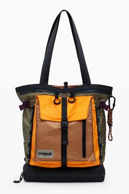 Grote nylon tote rugzak - GREEN - U
