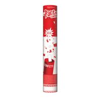 Confetti Kanon Rood en Wit (60cm)