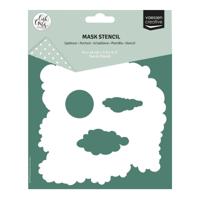 Vaessen Creative • stencil zon & wolken 14x14cm